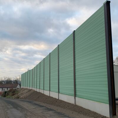 Eine Lärmschutzwand