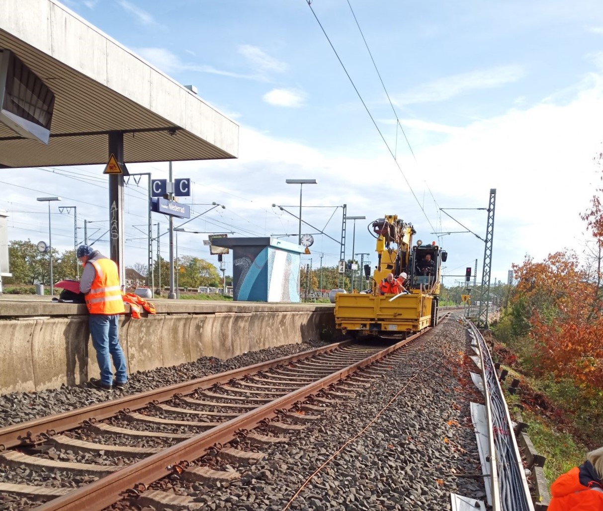 Kampfmittelsondierungen im Bereich Bahnhof Niederrad